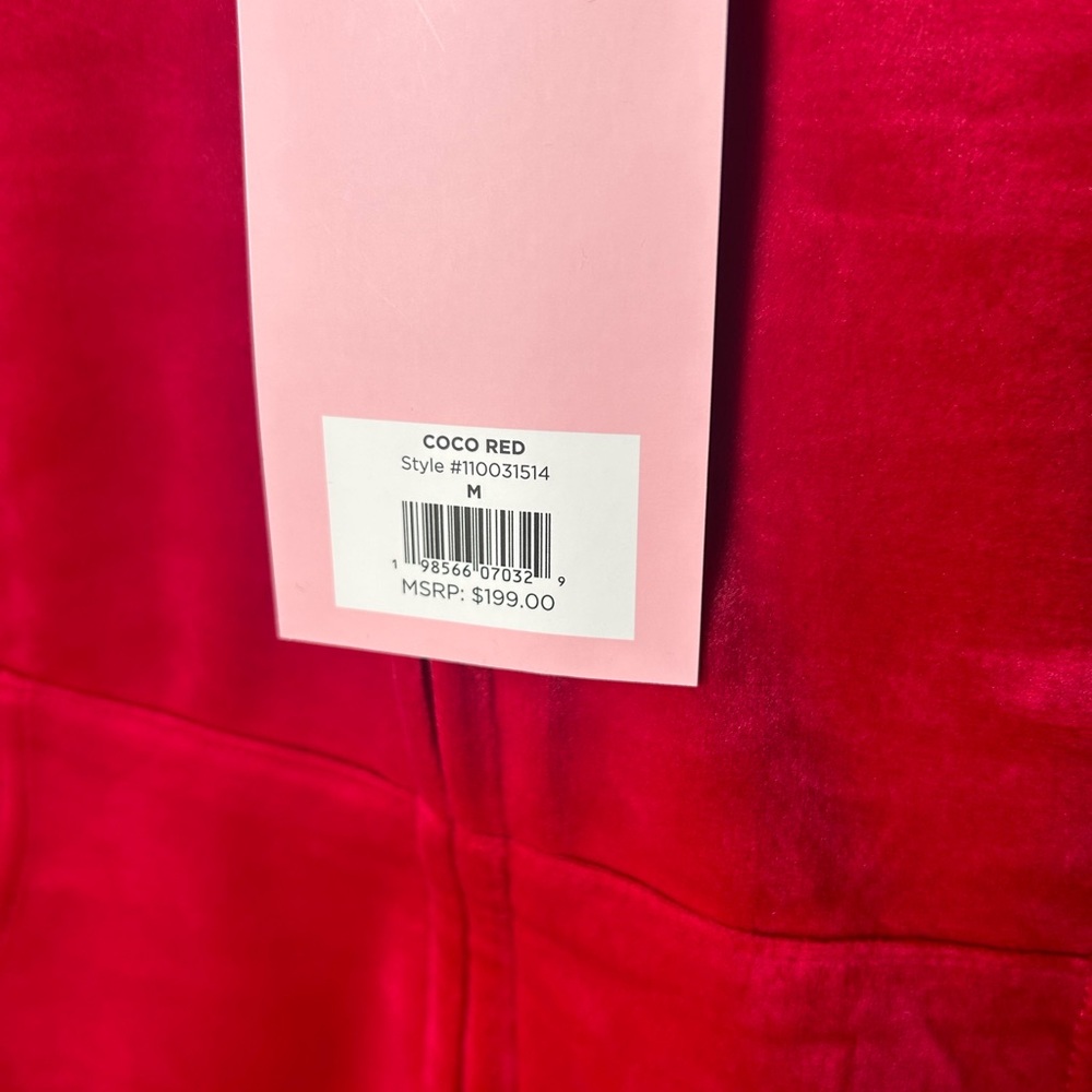 Juicy Couture Coco Red Y2K Style Velour Tracksuit - Picture 2 of 5